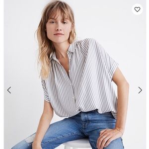 Madewell Central Shirt in Dalton Stripe